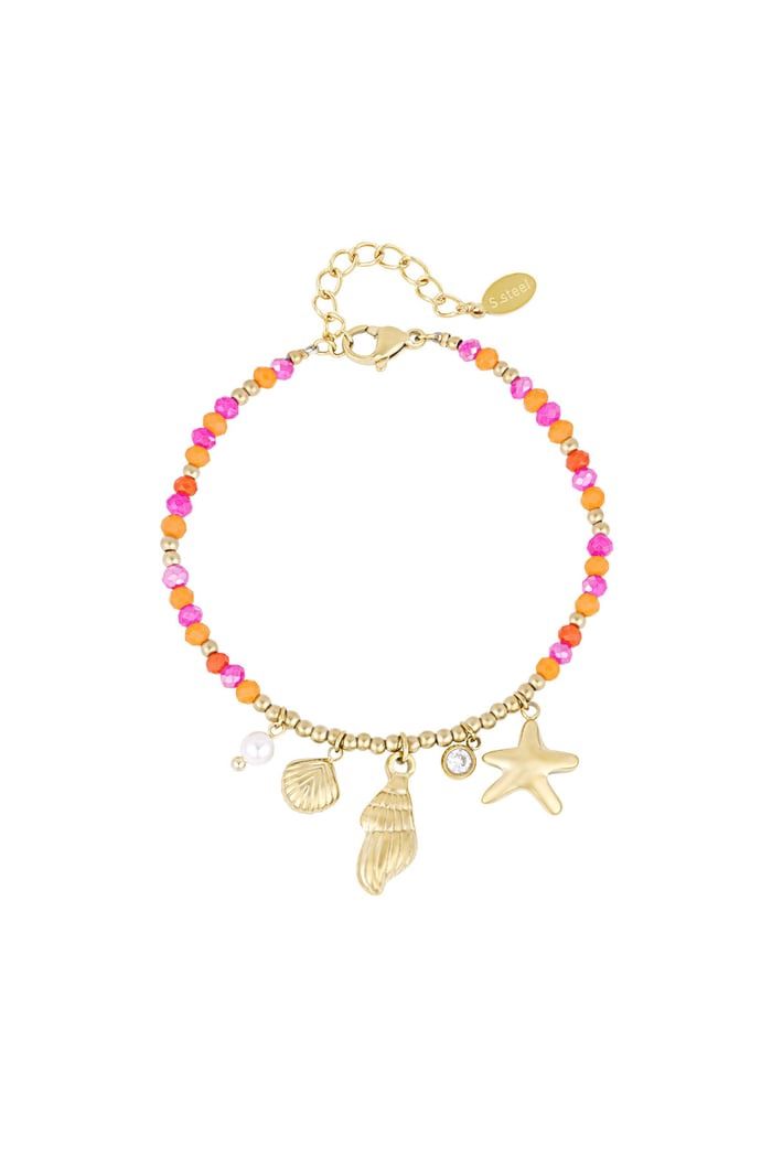 Bracelet shell swim - Gold color
