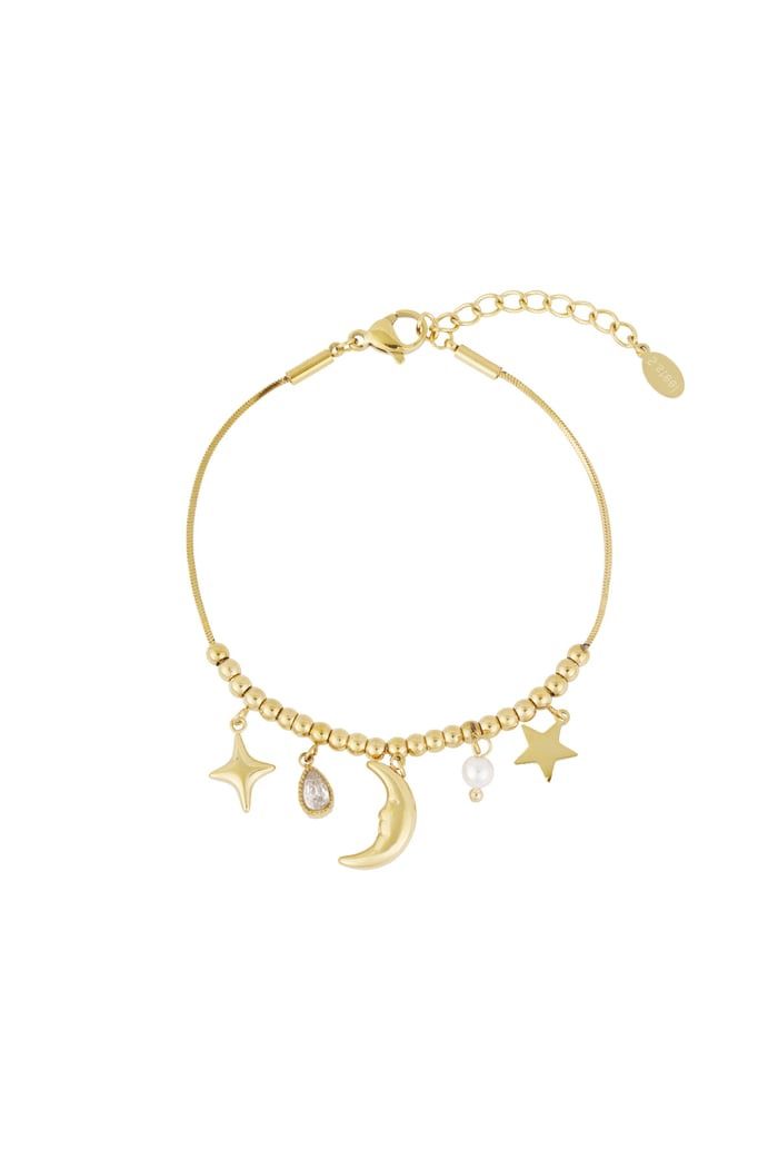 Moon Bracelet - Gold Color