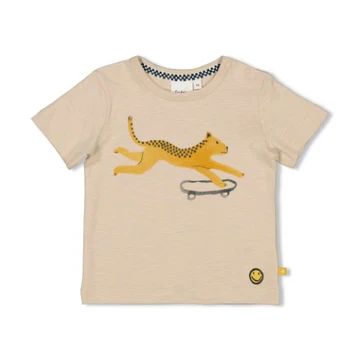 Feetje - T-shirt - Checkmate Zand