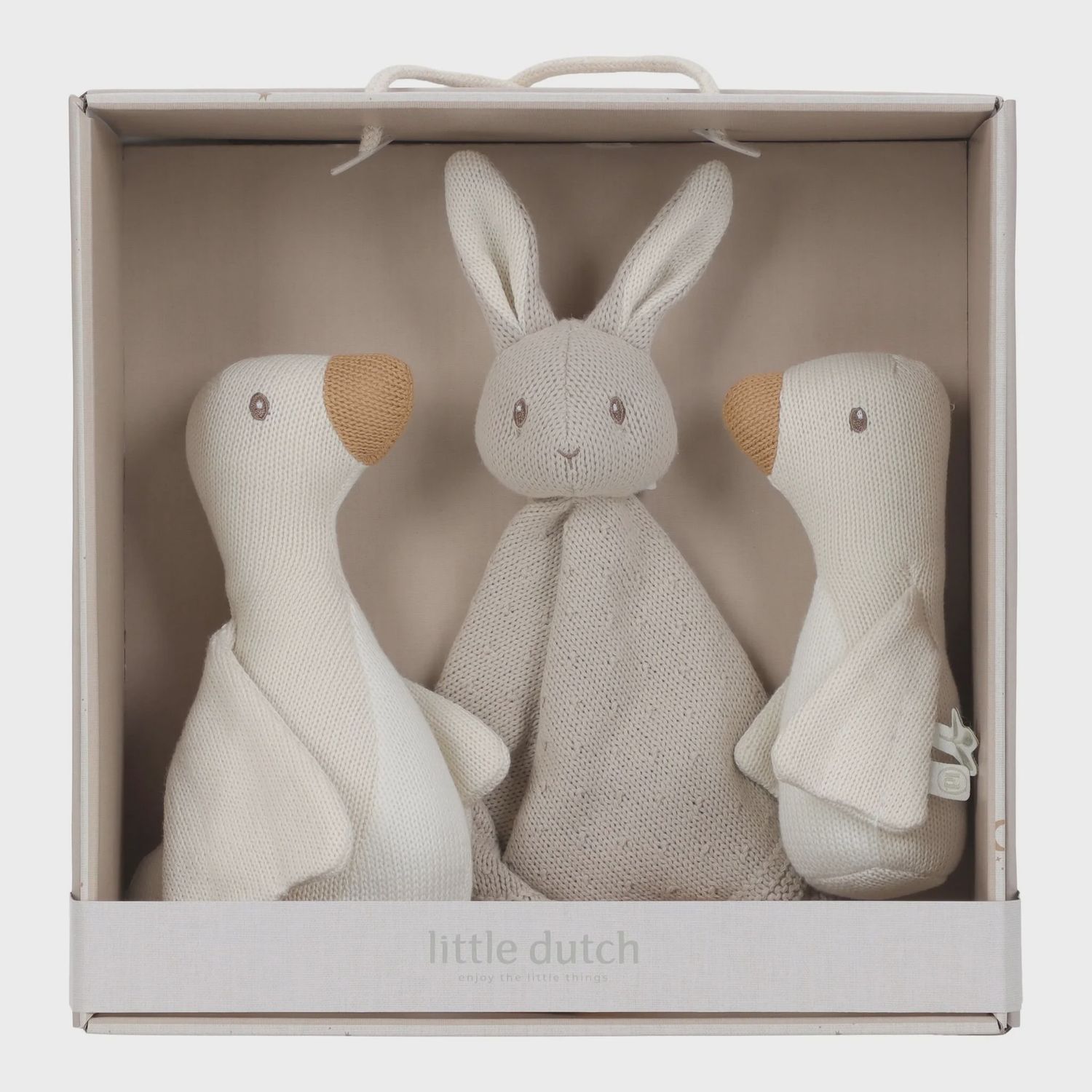 Giftset - Beige gebreid - Newborn Naturals