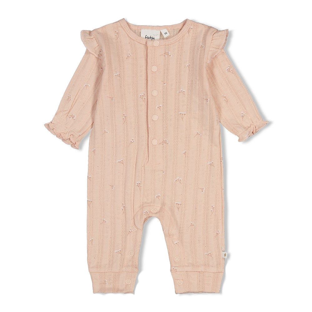 Pak pointelle rib AOP - Delicate Flower