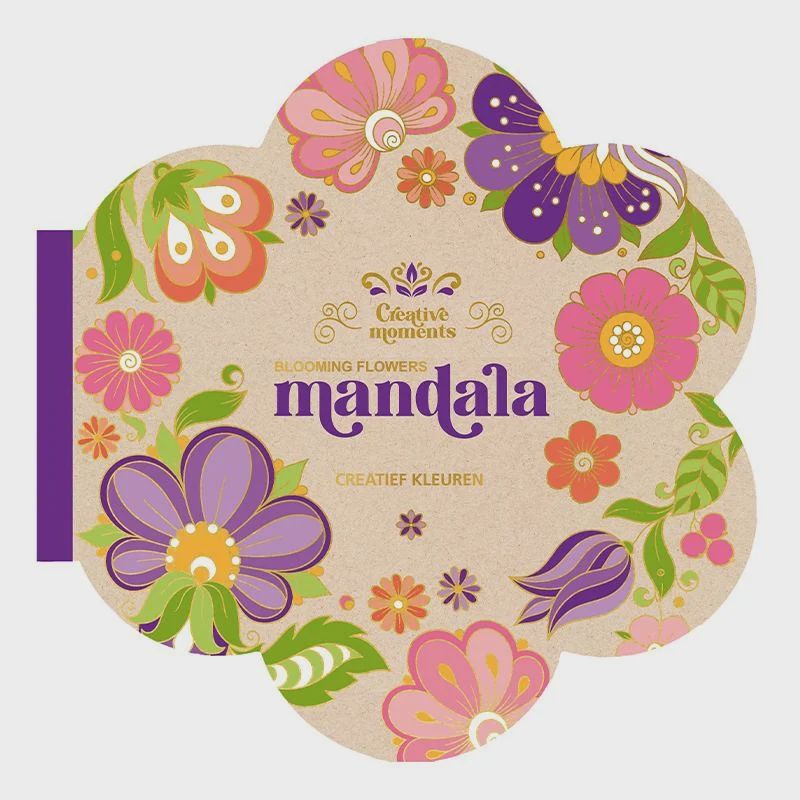 Blooming flowers mandala