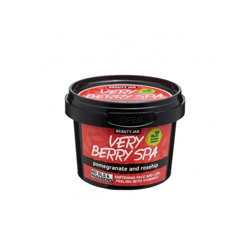 Beauty Jar Face And Lip Scrub Very Berry Spa 120 g