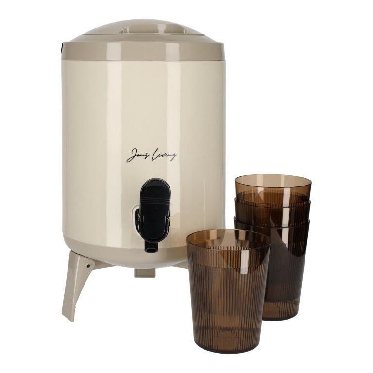 Sapdispenser Set Taupe