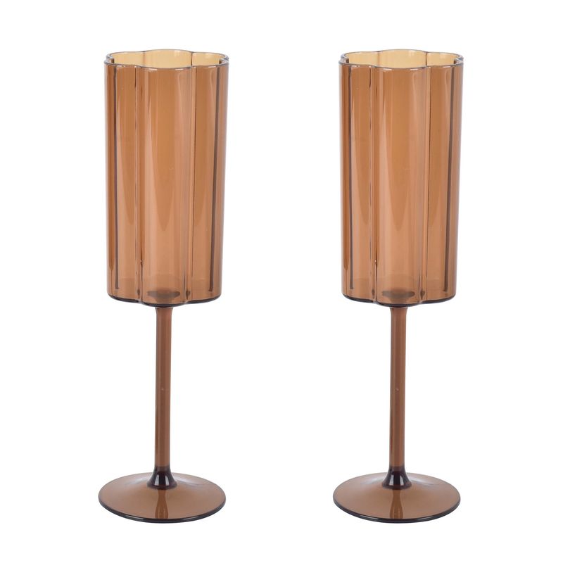 Outdoor Champagneglazen Amber /2