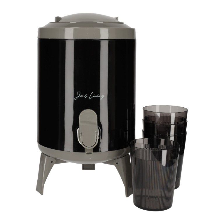 Sapdispenser Set Zwart