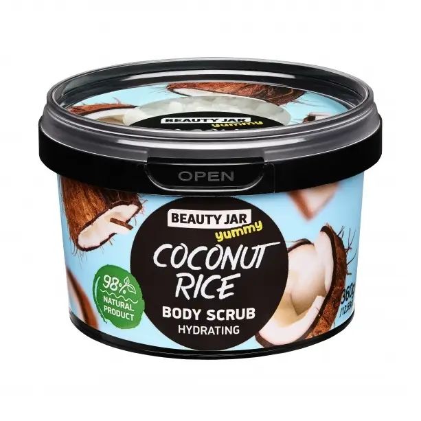 Beauty Jar body scrub coconut rice