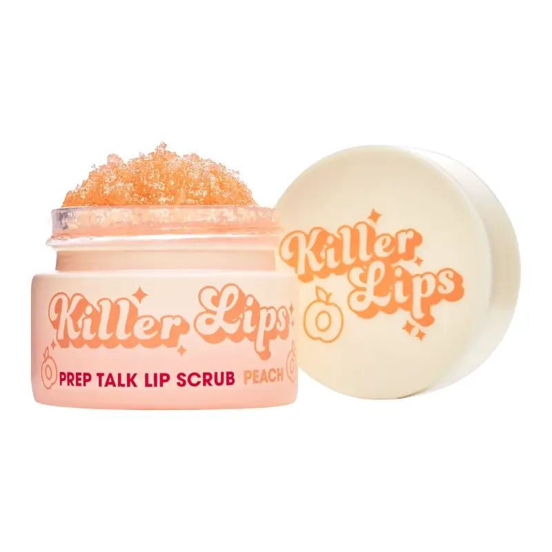 Killer lips prep talk lip scrub - peach