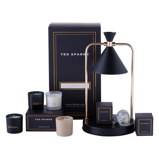 Candle warmer lamp black