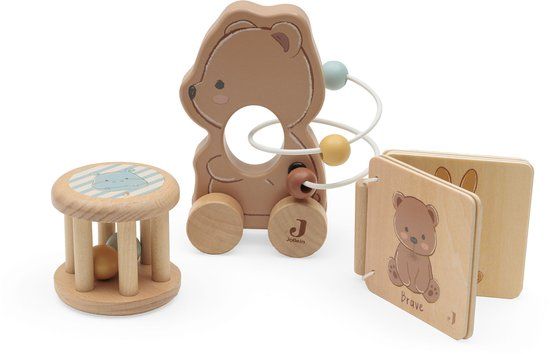 Houten gift set Bear Brave