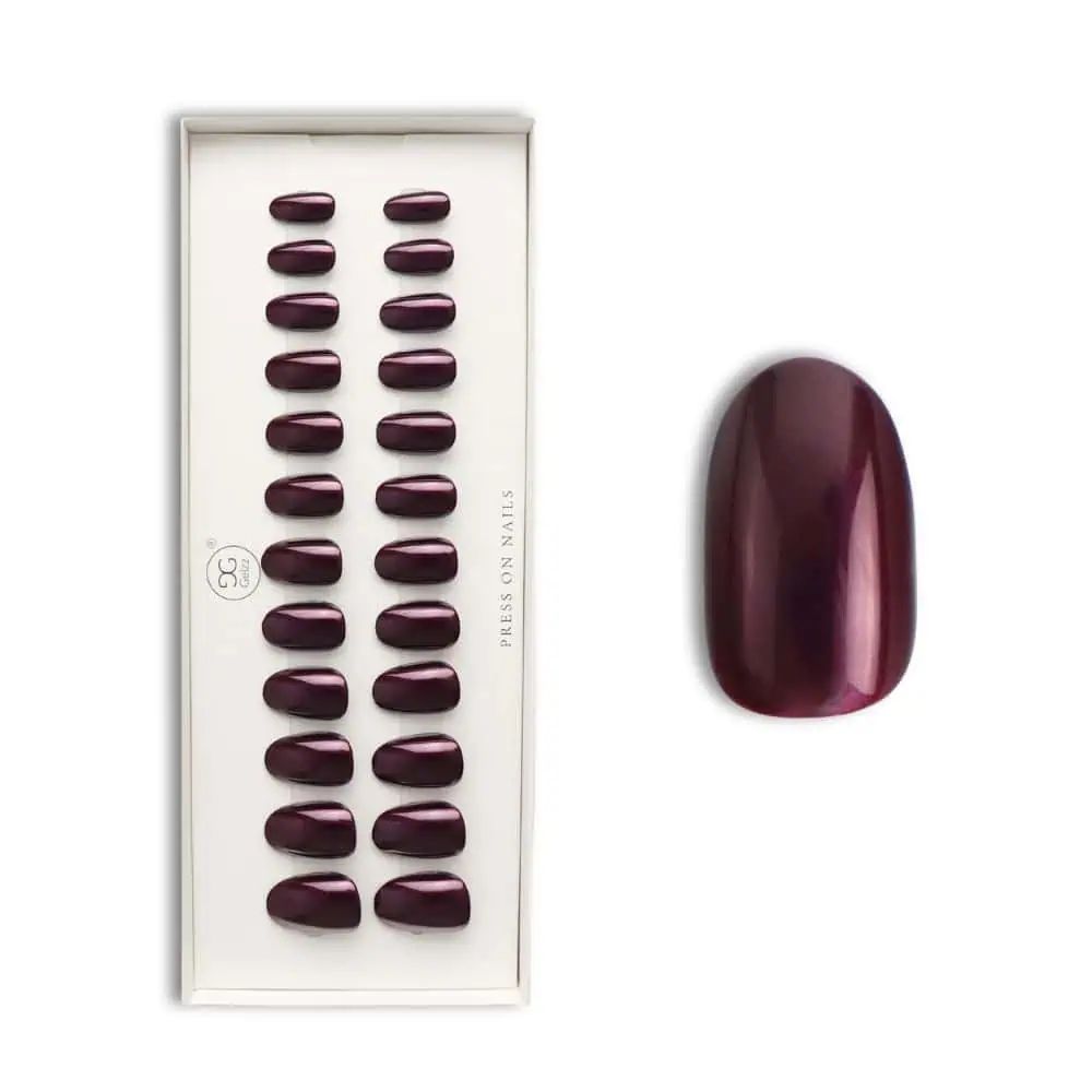 Cherry flame Press On nails kl.60