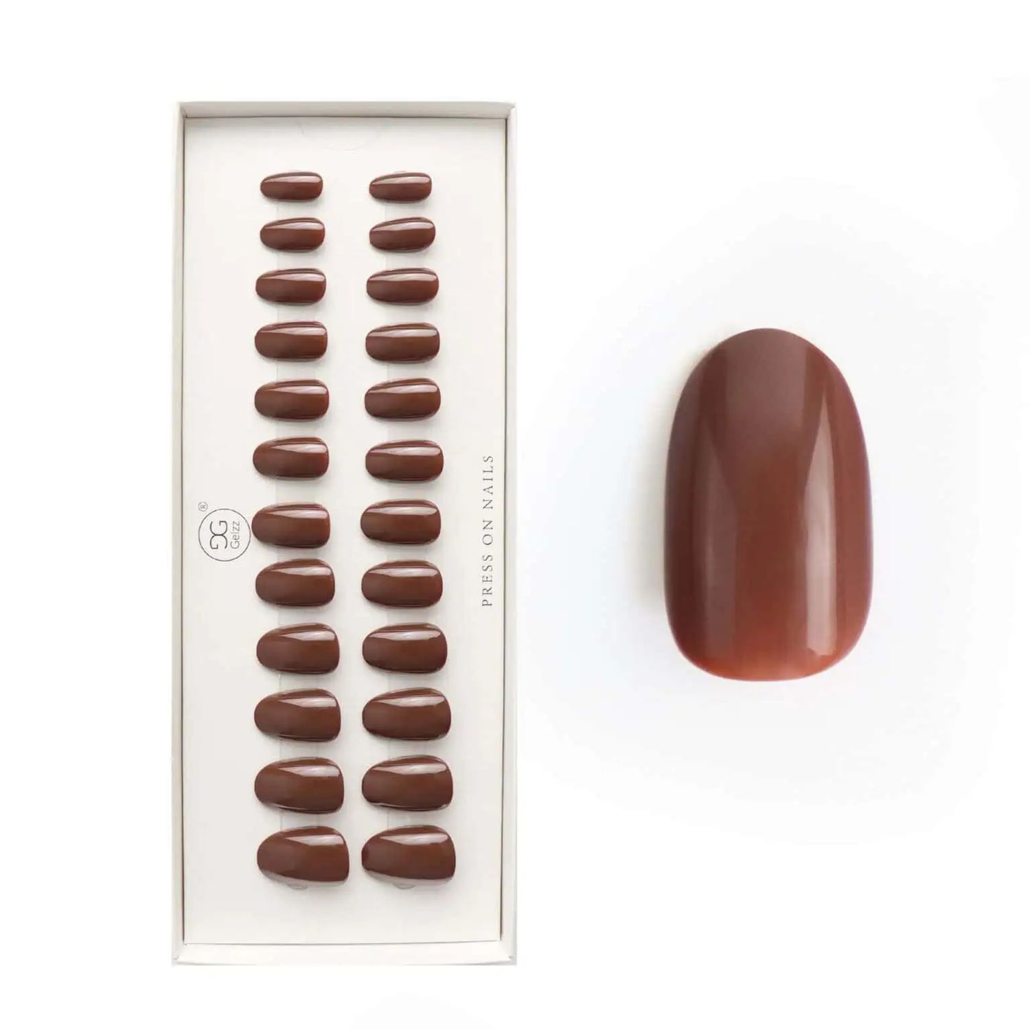 Chocolate Press On nails kl.59