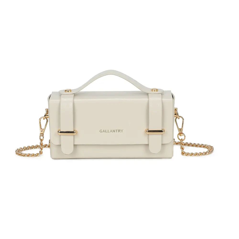 Boxy Beige handtas