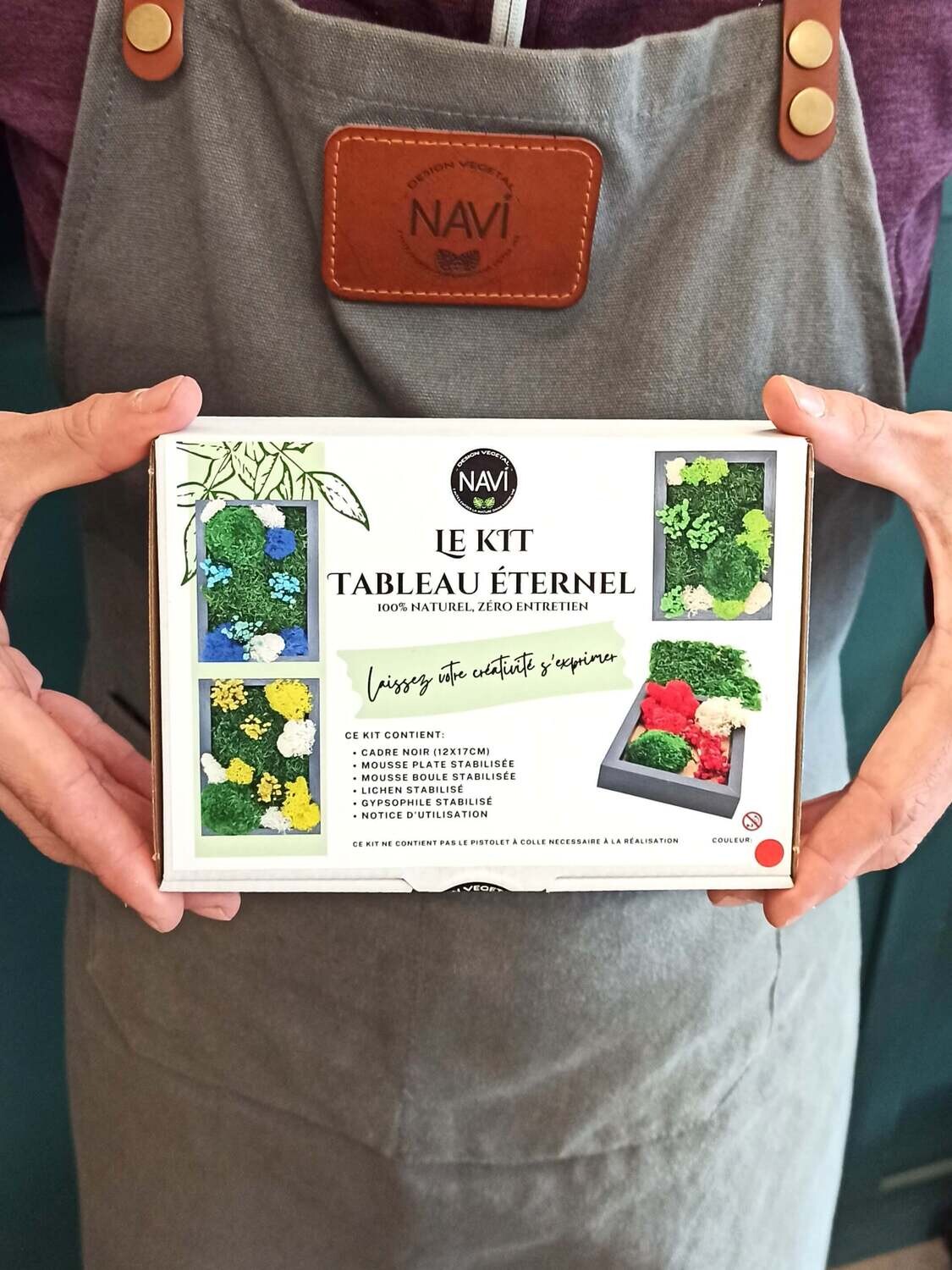 Kit créatif Tableau végétal éternel