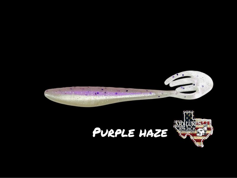 Nick’s Purple Haze - 7” Shad