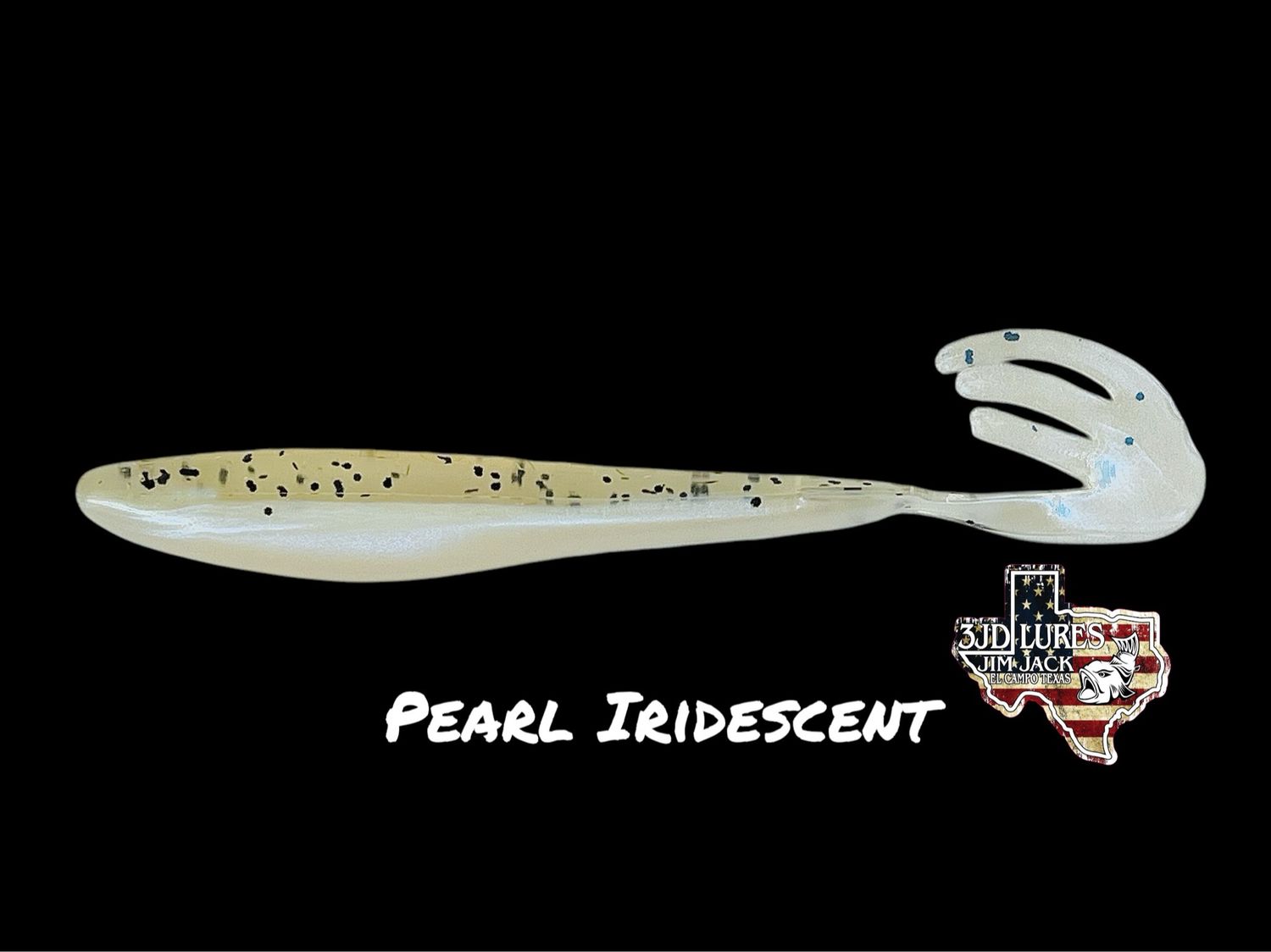Pearl Iridescent- 7” Shad