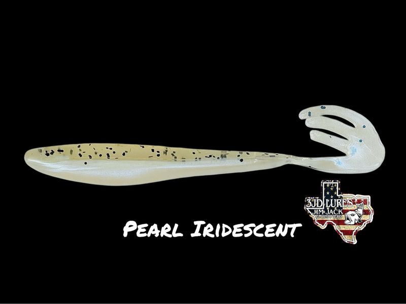 Pearl Iridescent- 7” Shad