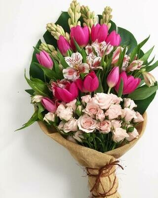 Bouquet Tulipanes