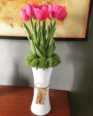 Tulipanes en Cristal