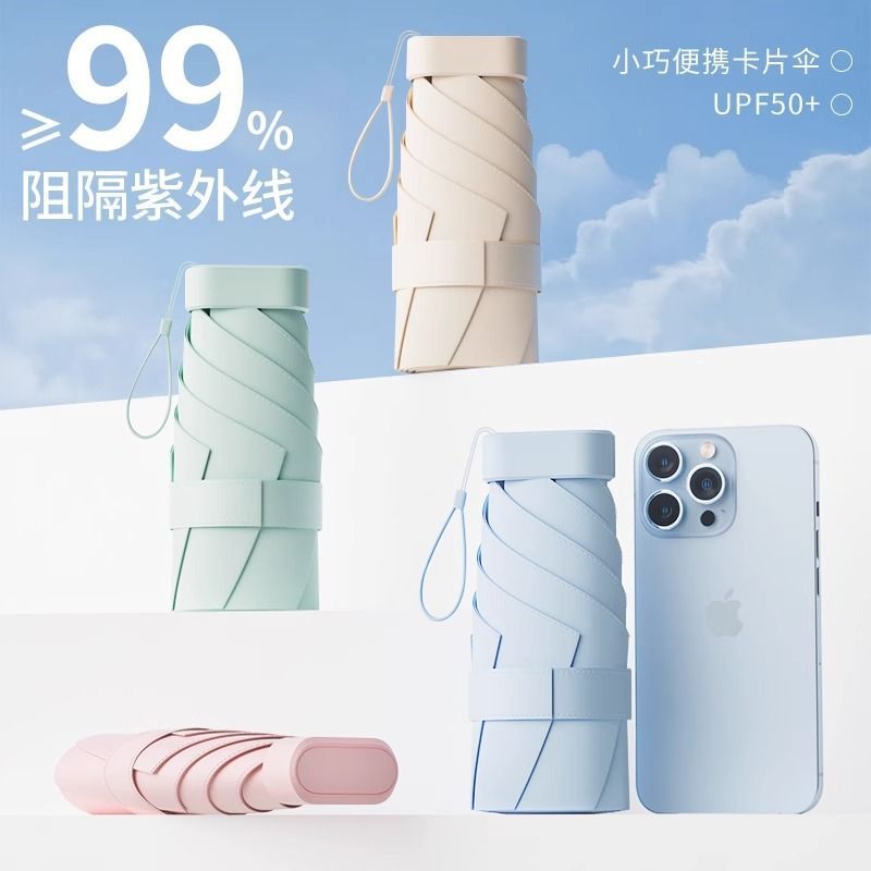 ​(現貨+預購)99%阻隔紫外線 黑膠內裡 晴雨兩用傘