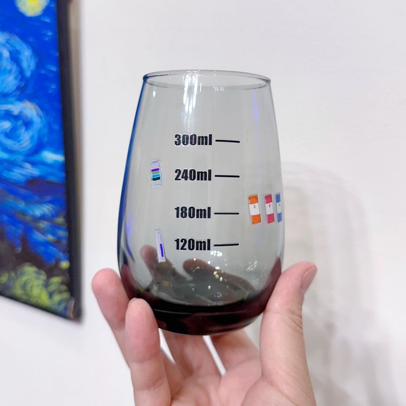 【蘇打餅水晶貼】等滲透玻璃杯(尊爵灰)