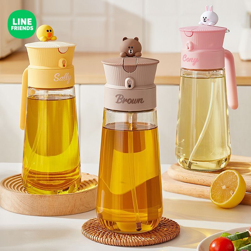 【預購】LINE FRIENDS正版授權｜兩用噴油壺700ml