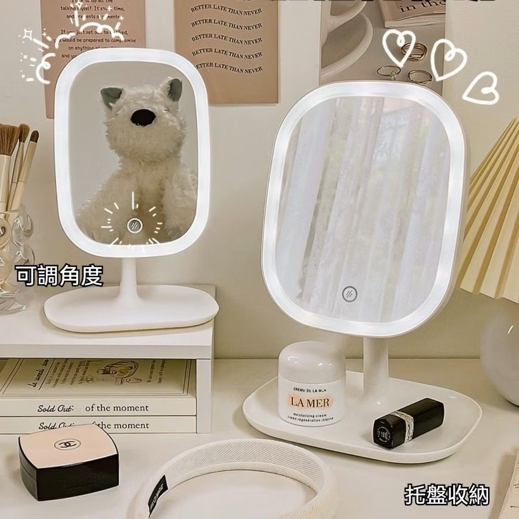 ​(預購) Ins風LED觸控化妝鏡