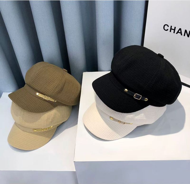 ​【雙11預購優惠】英倫風報童帽 × 韓版百搭格紋流蘇圍巾套組