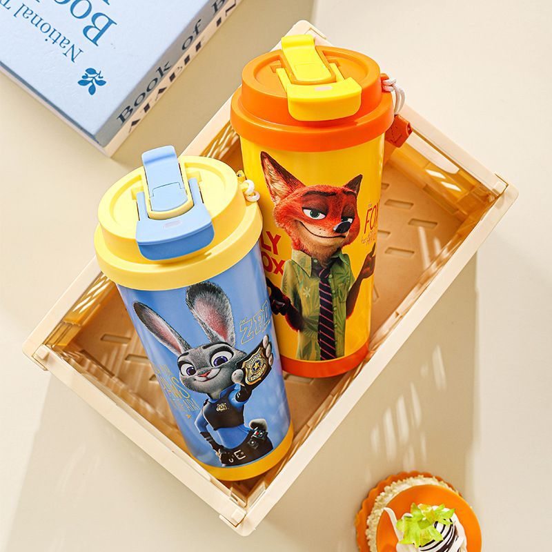 ​?✨ 預購款｜迪士尼授權｜動物方城市 尼克&朱蒂 雙飲保溫杯