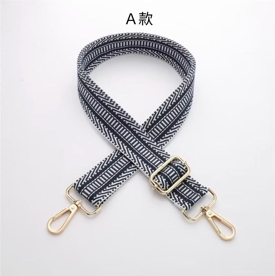 ​? ｜百搭可調節寬版織紋背帶｜輕復古質感款