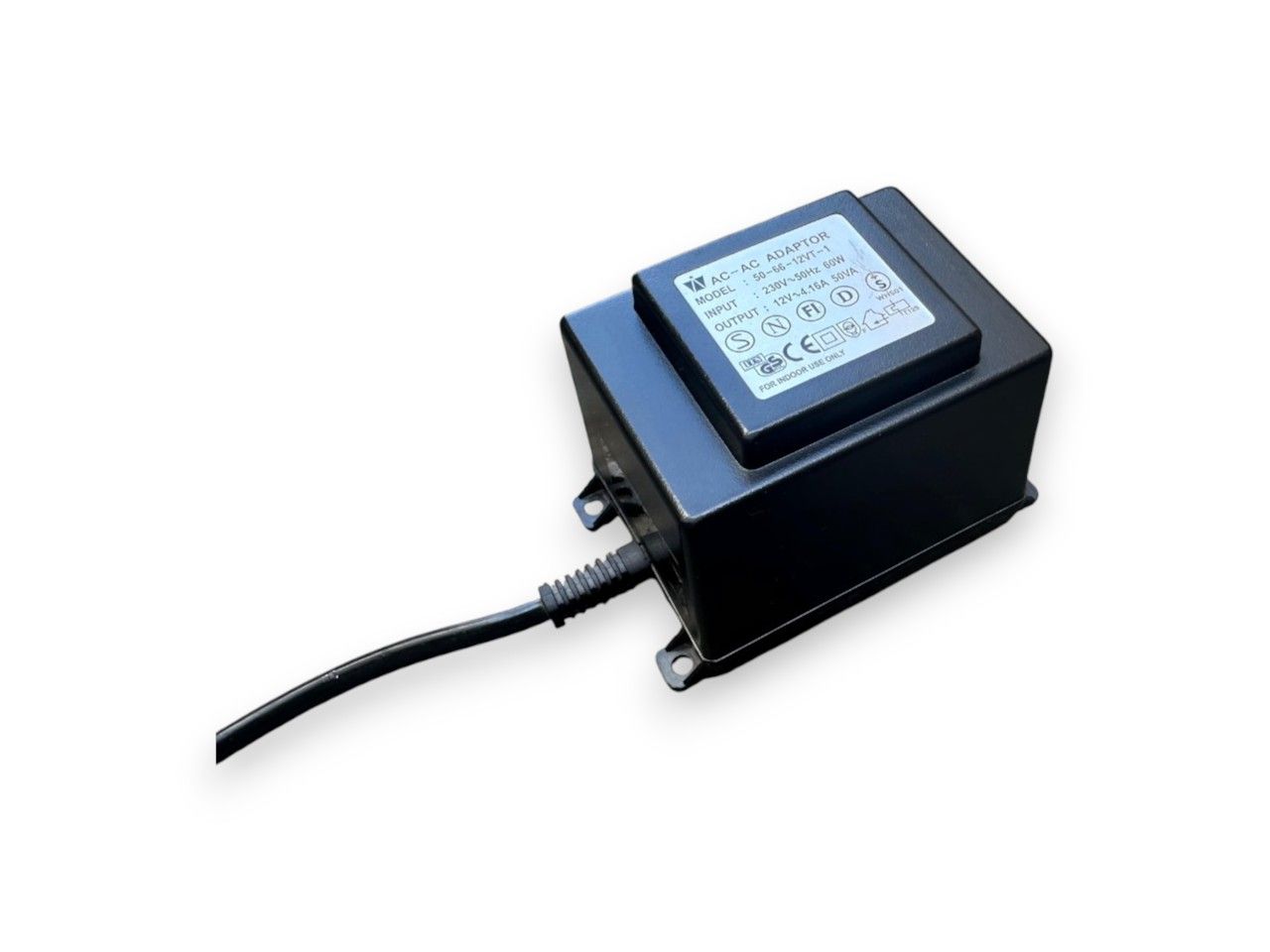 AC-AC adapter model 50-66-12VT-1