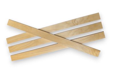 Gebogen lattenbodem latten 53x8 mm breed - 70 tot 90cm lang