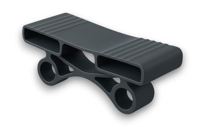 Dubbele lattenhouder voor montage op pennen – voor 35/37 x 8 mm latten