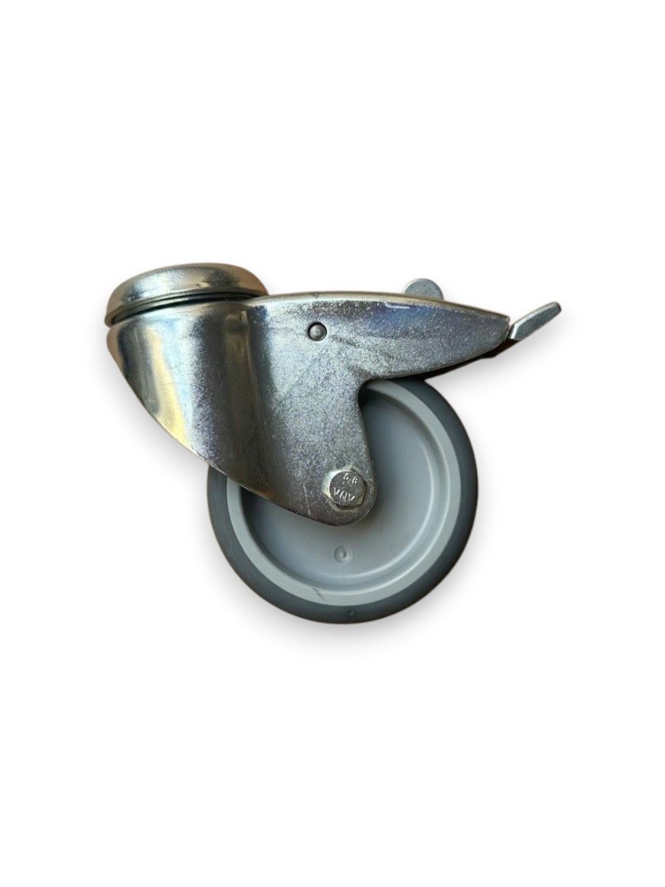 Tente zwenkwiel met rem 100x32 mm