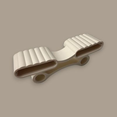 Dubbele lattenhouder voor montage op pennen – voor 35/37 x 8 mm latten