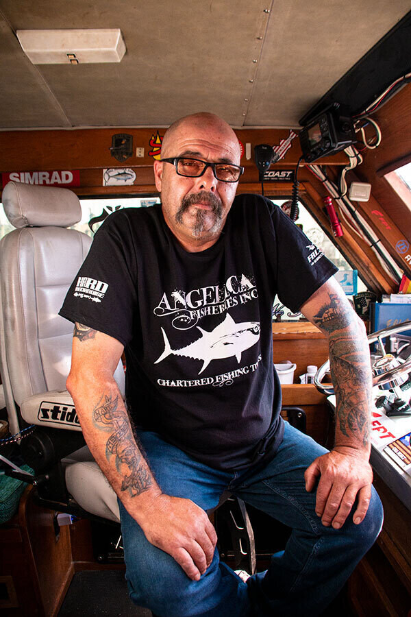 Black T-shirt Hard Merchandise Angelica Fisheries