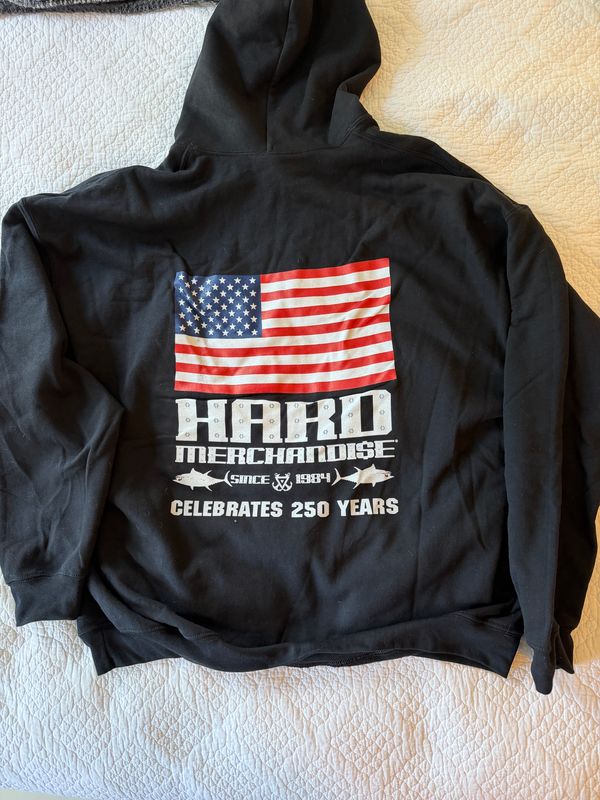 2026 Black Hood  with American Flag