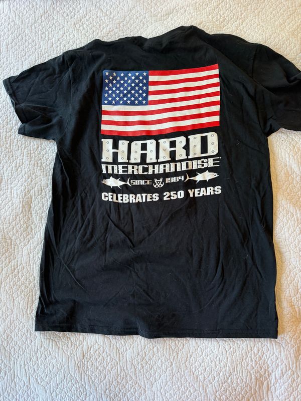 2026 Black Tee with American Flag