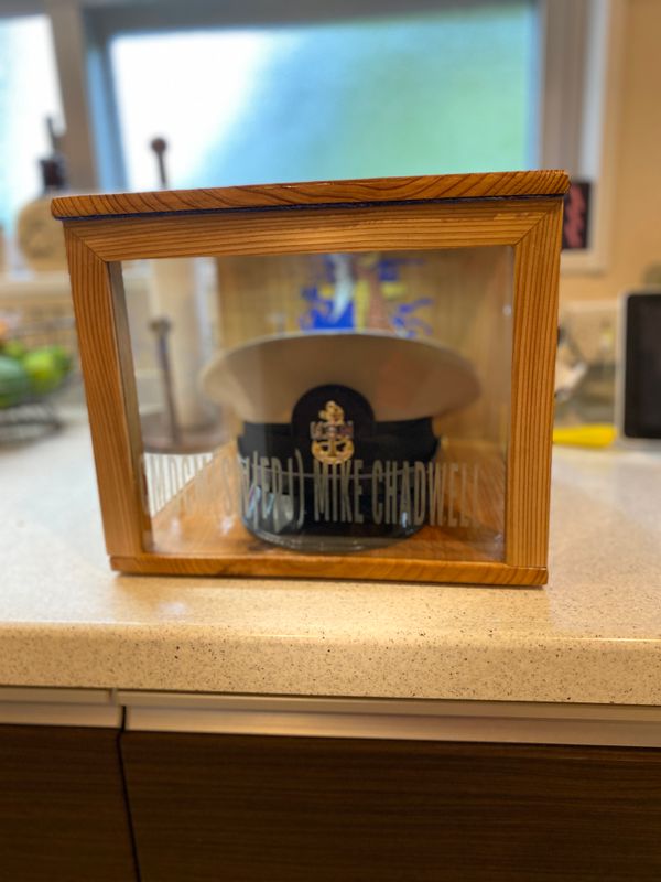 Handcrafted Military Hat Box