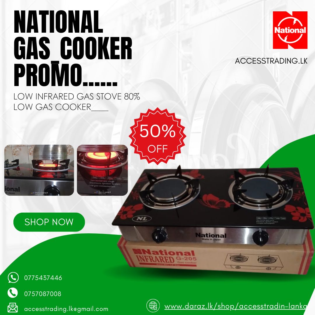 National infrared gas cooker 80% gas seving