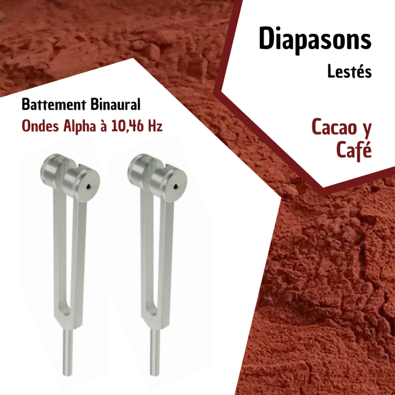 Set de diapasons "Cacao Y Café"