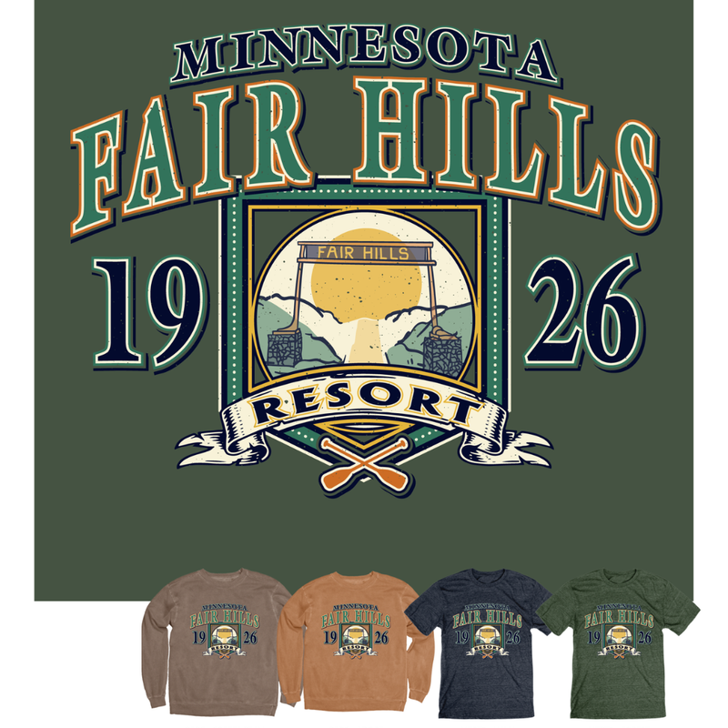 Adult Crew Sweatshirt with Fair Hills Sign (FH '25)
