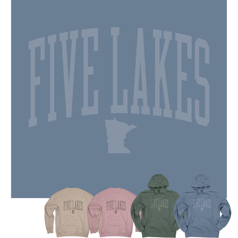 Adult Hooded Sweatshirt with Collegiate Screenprint (FH '24)