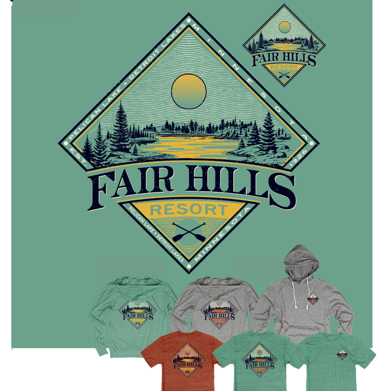 Adult Short Sleeve T-Shirt with Diamond Horizon ('24)