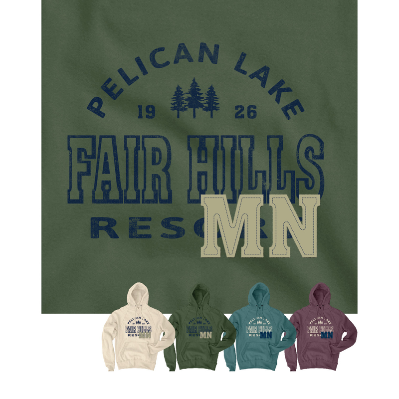 Adult Hooded Sweatshirt with Applique MN ('24)