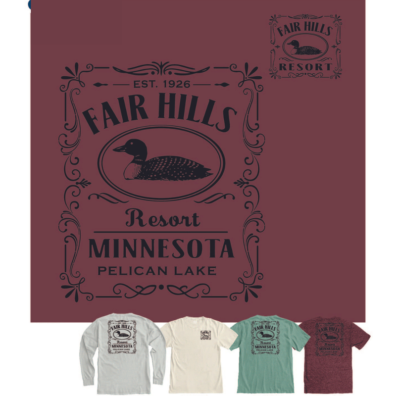 Adult Long Sleeve T-Shirt with Loon ('24)