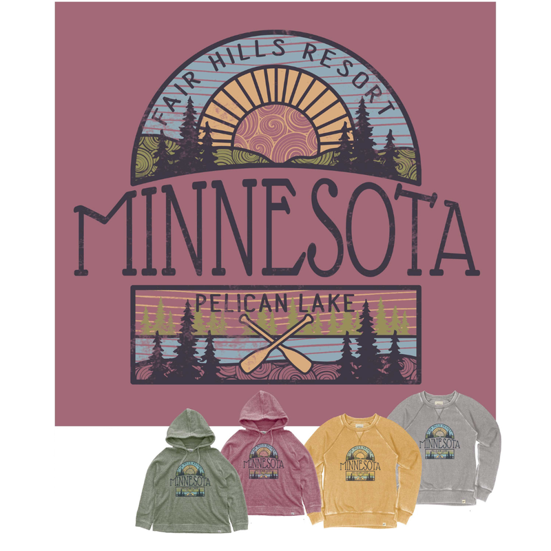 Women's Hooded Sweatshirt with Sun & Crossed Oars ('23)
