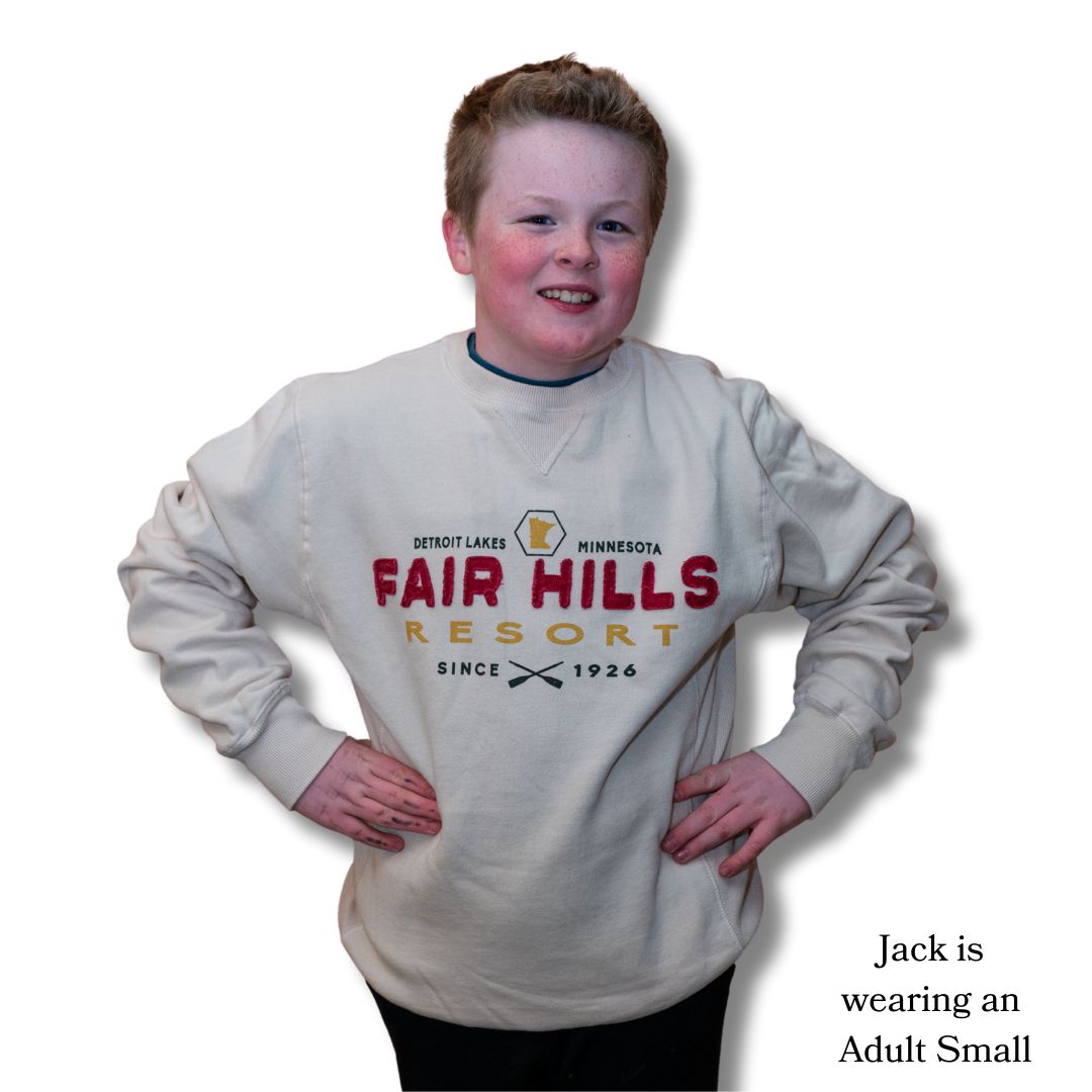 Adult Crew Sweatshirt with MN State and Oars (FH '25), Color: Cappuccino, Size: Small