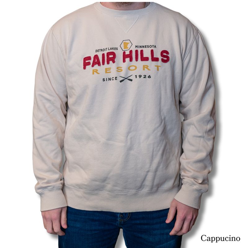 Adult Crew Sweatshirt with MN State and Oars (FH '25)