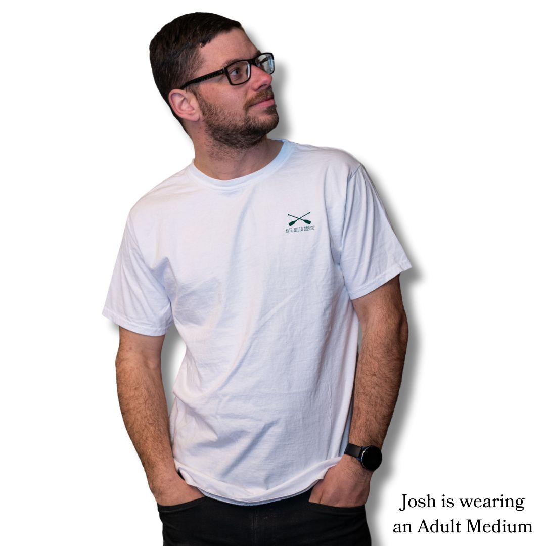 Adult Short Sleeve T-Shirt with Activity List (FH '25) Adult Short Sleeve T-Shirt with Activity List (FH '25), Color: White, Size: Small